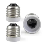 Twdrtdd Fineled 3-PACK E26 To E17 Socket Adapter,medium Screw 3PACK, Silver. Fixed Price $11.23.