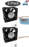 2-PACK New 60MM X 25MM Dual Ball Bearing High Air Flow Server Dc 12V Cooling Fan. Fixed Price $19.99.
