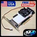 Cooling Fan + Shroud All-in-one Cooler Kit For Broadcom Lsi 9305-16I/24I Hba. Fixed Price $23.95.