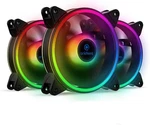 Anidees Tesseract Duo 120MM Rgb Pwm Case Fans 3-PACK For Asus Msi Aura Mystic Sy. Fixed Price $21.81.