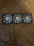 Hyte F12 120MM Fluid Bearing Case Fan Set Of 3 Black 4-PIN. Fixed Price $25.00.