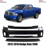 Front Bumper Cover Fascia & Lower Valance Kit For 2013-2018 Dodge Ram 1500. Fixed Price $394.37.