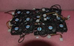 Lot Of 15 Top Motor Fans Volts 0.28 Amp Model DF128025BH.. Fixed Price $40.49.
