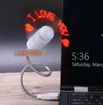 Led Light Usb Mini Fan Cooling Portable Flexible Laptop Desktop Computer. Fixed Price $24.85.