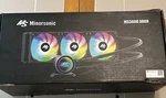 Minorsonic MS360B Argb Liquid Cpu Cooler, 120MM Multicolor Fan, Universal. Fixed Price $52.19.