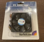 Startech Pc Case Fan 80MM Ultra Quiet, Ball Bearing Dc 12V. Fixed Price $9.99.