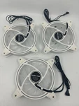 3 Ezdiy-fab White Moonlight 120MM Rgb Pwm Case Fan With Hub New. Fixed Price $22.43.