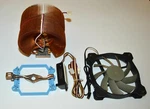 Zalman ZF9225ATH Cpu Heat Sink W/ Fan Mate Controller, A1225L12S-2. Fixed Price $49.84.