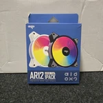 Aigo AR12 Argb Computer Case Fan 120MM - White. Fixed Price $15.00.