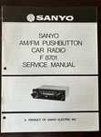 Sanyo 8701 Am /fm Pushbutton Car Radio Service Manual. Fixed Price $20.00.