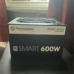 Thermaltake Smart 600W Atx Power Supply 80 Plus, 20+4 Pin, Sata, 1 Fan. Fixed Price $60.00.