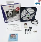New Titan Kukri & Silent 9-BLADE 120MM 4-PIN Pwm 12V Dc Pc Case Cooling Fan. Fixed Price $16.00.