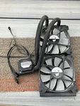 Corsair Hydro Series H110I CW-9060026-WW Liquid Cooler Rad & Fans. Untested.. Fixed Price $25.00.