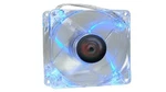 New Logisys 3" X (80MM) 4-BLUE Led Case Fan W/3PIN & 4PIN Connectors/clear. Fixed Price $24.63.