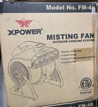 Xpower Misting Fan FM-48, Outdoor Cooling New Sealed Box. Fixed Price $129.00.