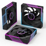 120MM Argb Case Fan - 3 Pack, Pwm Silent Cooling For Pc, 1800 Rpm Black R.... Fixed Price $28.37.