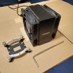 Noctua NH-U12A Cpu Cooler W/two NF-A12X25 Chromax Pwm & Heatsink Cover. Fixed Price $160.00.