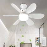 Large Ceiling Fan E27 Light With Dimmable Led Remote Controller Usa. Fixed Price $16.99.