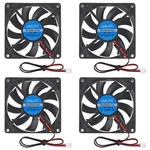 4PCS Dc Coolng Fan 80X80X15MM 80MM 12V Dual Ball Bearing Brushless Case Cooler. Fixed Price $14.62.