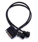 Zyamy 2PCS Computer Cooling Fan Hub Sata To X 3 Pin / 4 Pmw 12V Case. Fixed Price $14.50.