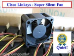 Quiet! Cisco Linksys SRW248G4P Replacement Fan (new) 12 18DBA Noise By Sunon. Fixed Price $21.95.