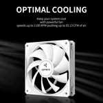 3 Pack - 120MM Computer Case Fan Uphere Cooling White Color. Fixed Price $16.99.