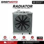 Aluminum Radiator 3-ROW + Cooling Fan For 1992-2000 Honda Civic Eg Ek Mt. Fixed Price $124.44.