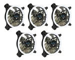 512LCWH 120MM Silent Dual Rings White Fan With 32 X Leds 8 Antivibration. Fixed Price $39.85.