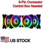 Gamdias Aeolus M2 Skytech Oem Proprietary 8-PIN Rgb Pc Case Fan 56CFM 1500RPM. Fixed Price $8.29.