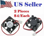 2PCS Gdstime 5 Blades 3010 30X30X10MM 3CM 30MM 12V Brushless Dc Cooling Fan. Fixed Price $9.99.