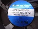 Globe Motors A47-B15A-15T3-000 Fan. Fixed Price $31.49.