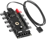 Pc Chassis Fan Hub Cpu Cooling 10 Port 12V 4 Pin Pwm Molex Controlle. Fixed Price $21.07.