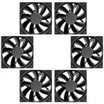 6 Pack Black 120MM Pc Case Fans High Airflow Low-noise Performance. Fixed Price $19.99.