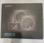 Ac Infinity Airplate T8 Case Cooling Fan System,thermostat Control,standup Mount. Fixed Price $100.00.