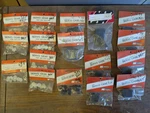 Lot Of Jr Rc Servo Cases (6) And Gear Sets (8), Various Models. Fixed Price $25.00.