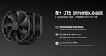 Noctua NH-D15 Chromax.black, Dual-tower Cpu Cooler (140MM, Black). Fixed Price $70.00.