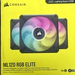 Corsair Icue ML120 120MM Rgb Elite Read Case Fan 2-PACK. Fixed Price $30.90.