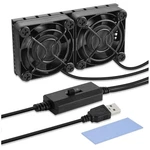 Eluteng Computer Usb 40MM Dual Row 2 In 1 Pc Fans With 3 Adjustable Spee. Fixed Price $12.50.