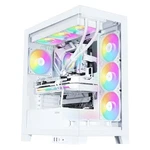 Sama V50 Mid Tower Gaming Pc Case With Dual Tempered Glass, 4 Argb Pwm Fans. Fixed Price $94.32.