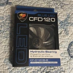Cougar 120MM Hydraulic Bearing Case Fan Blue Led CF-D12HB-B 1200RPM Black. Fixed Price $18.65.