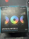 Lian Sl-infinity 120MM Black Case Fan, 3-PACK, Regular Blade. Fixed Price $75.00.
