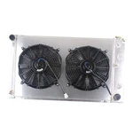 Ohob-cool 3 Rows Full Aluminum Radiator With Shroud Fan For Chevy 70-87. Fixed Price $364.55.